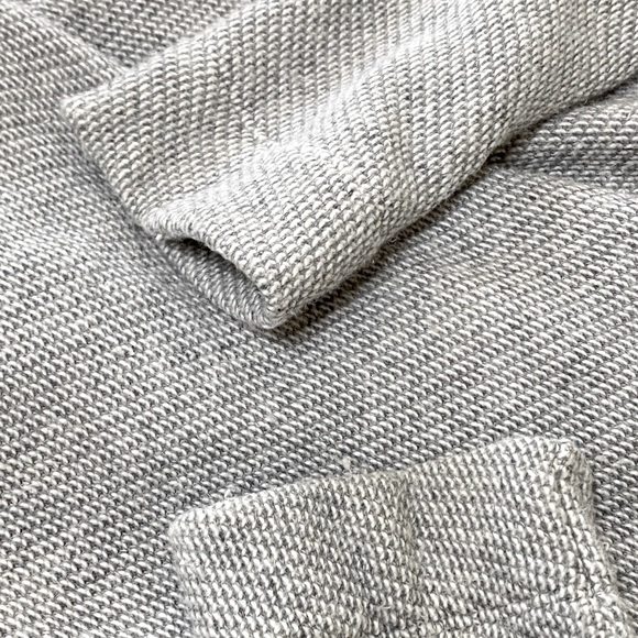 LOFT Grey Open Cotton Cardigan Medium Weight - Sz S - Picture 6 of 8